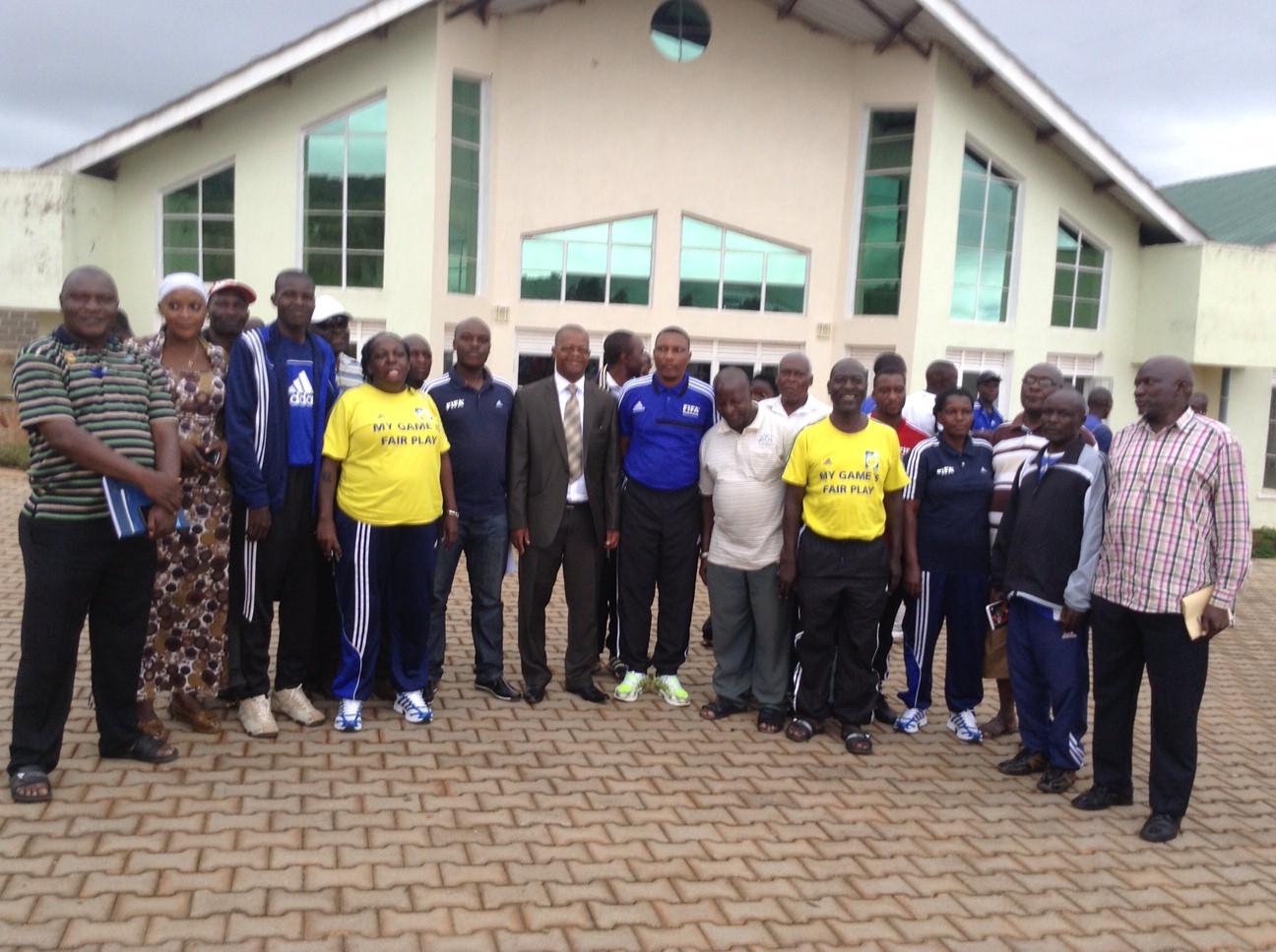 Match assessors complete course in Jinja