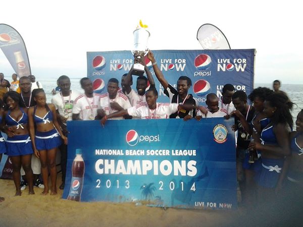 Kira Young clinch 2013/14 Pepsi Beach soccer national league title