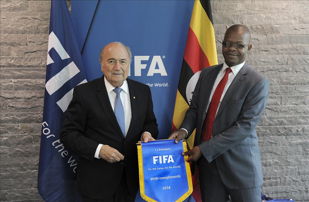 FUFA boss meets FIFA President Blatter, visit to yield results