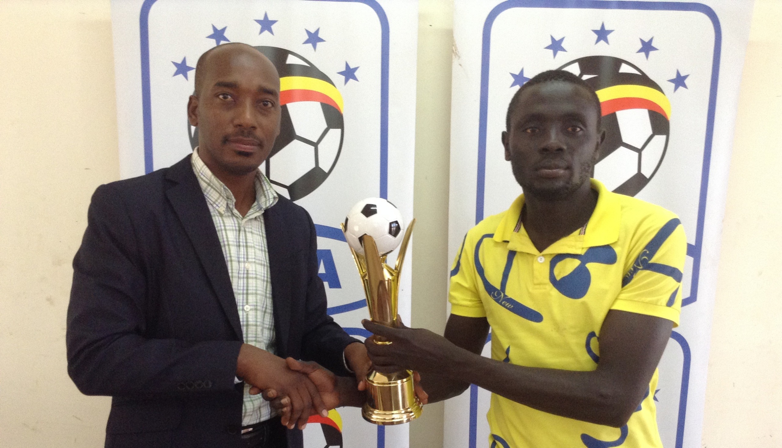 UGANDA CUP: URA’s Feni receives his Joint top scorer’s award