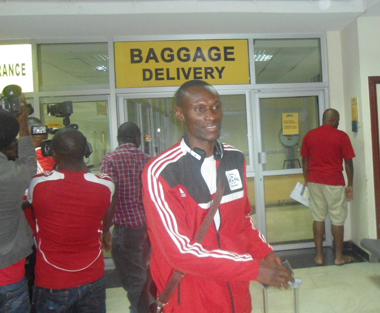 AFCON 2015 QUALIFIERS: Uganda Cranes Players return home, head straight to Sky Hotel Camp
