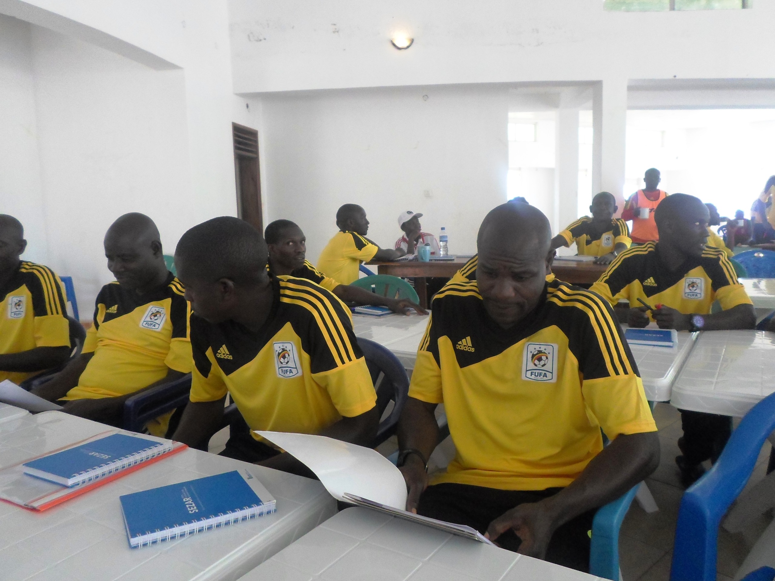 CAF C Coaches course progresses at Njeru Technical Center