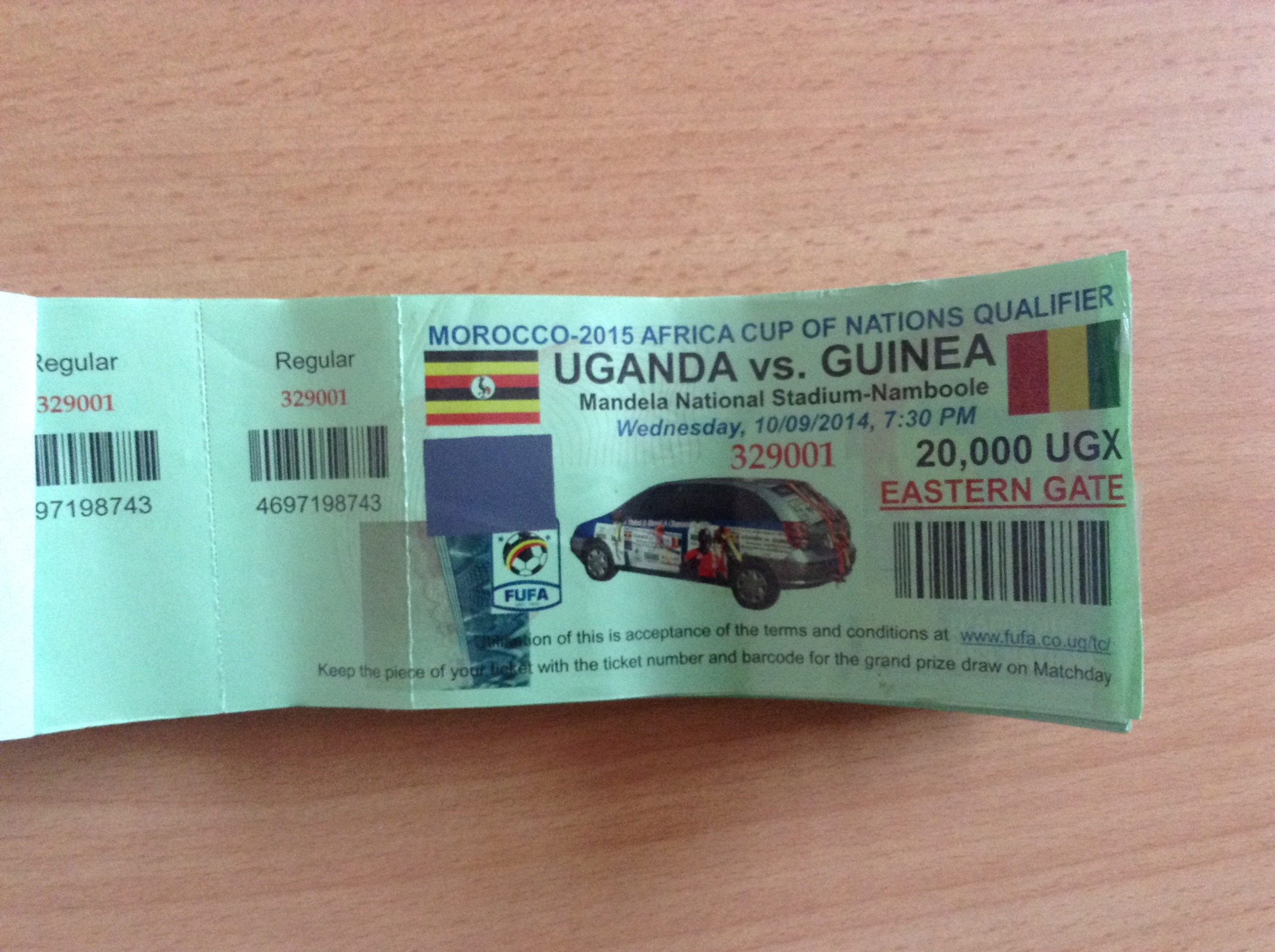 UGANDA VS GUINEA: The list of prizes to be won