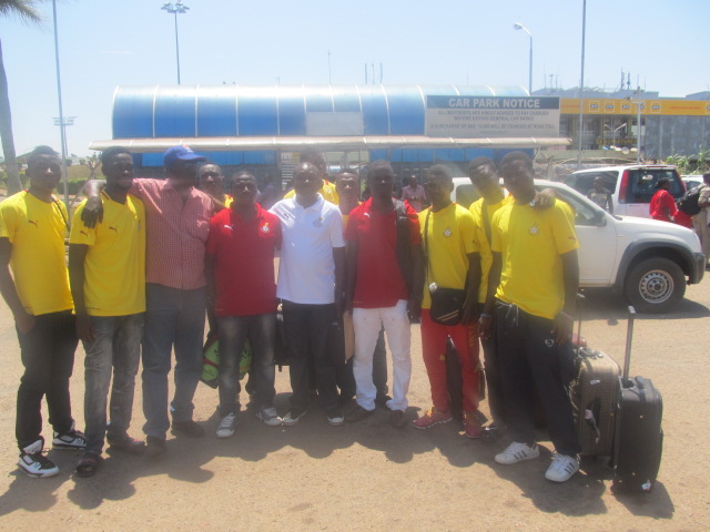 BEACH SOCCER: Ghana Black Sharks’ arrival in Pictures