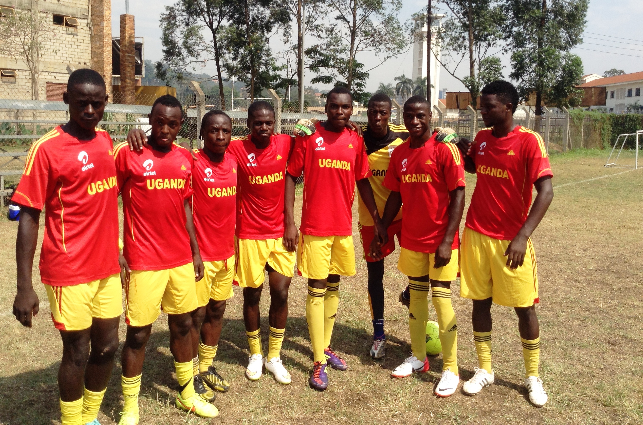 NIGERIA VS UGANDA: Local Based Players Conduct Training at Lugogo