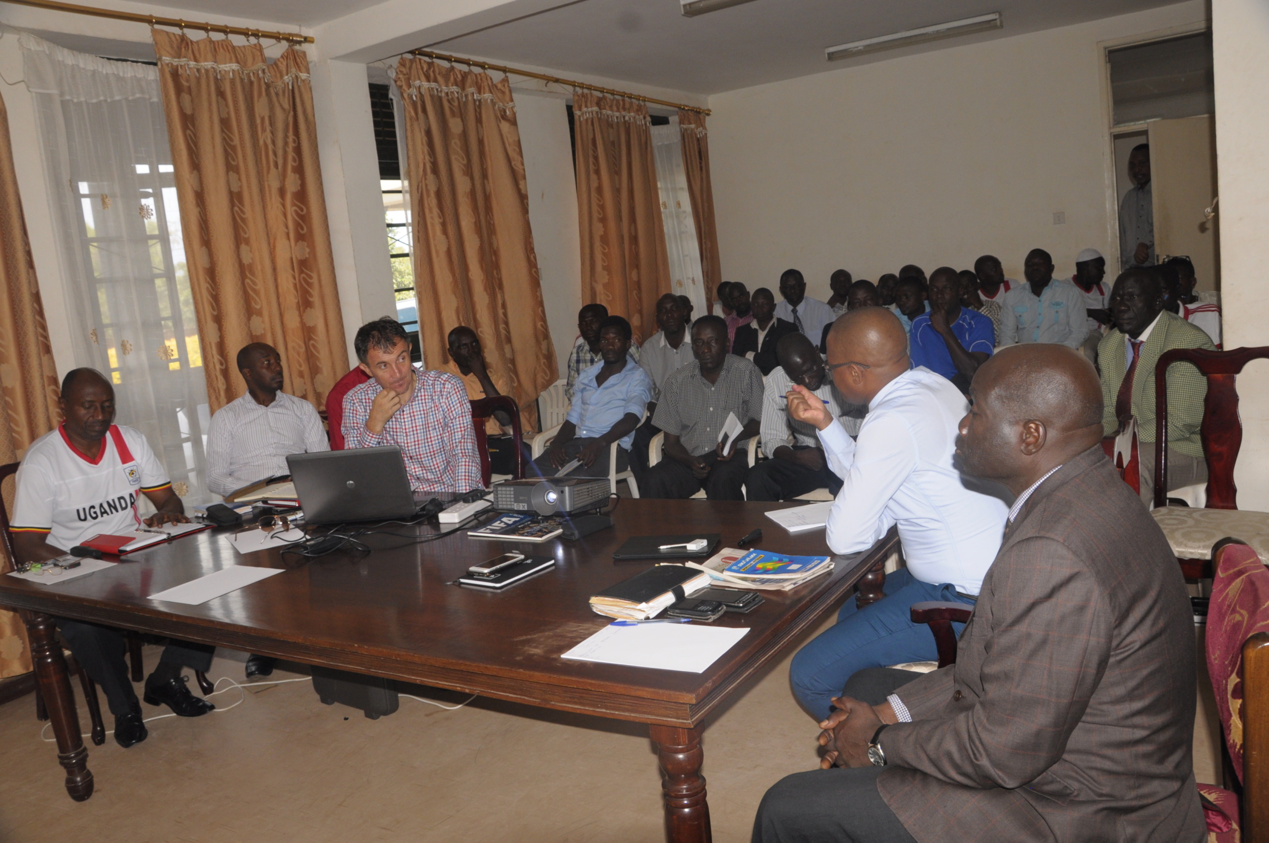 PLANNING: FUFA President meets National teams personnel