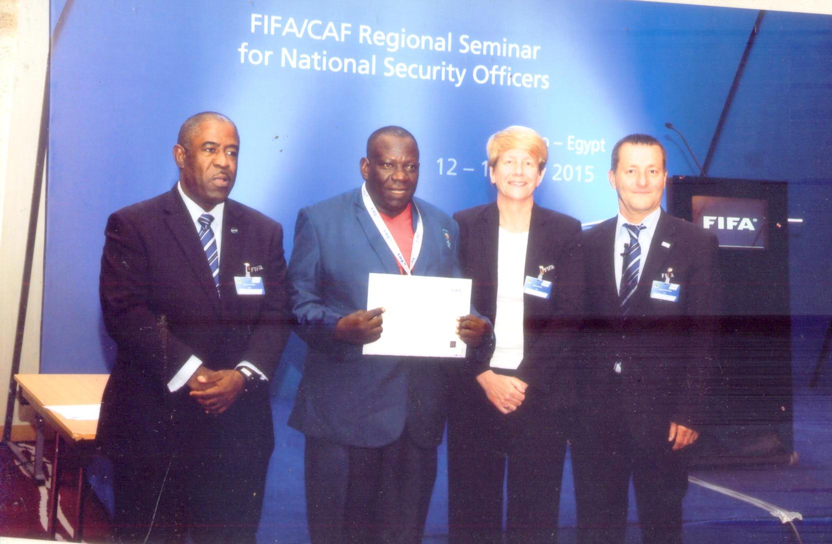 FANS’ SAFETY: FUFA’s Lwere attends security Seminar in Cairo, promises improved safety of fans at games