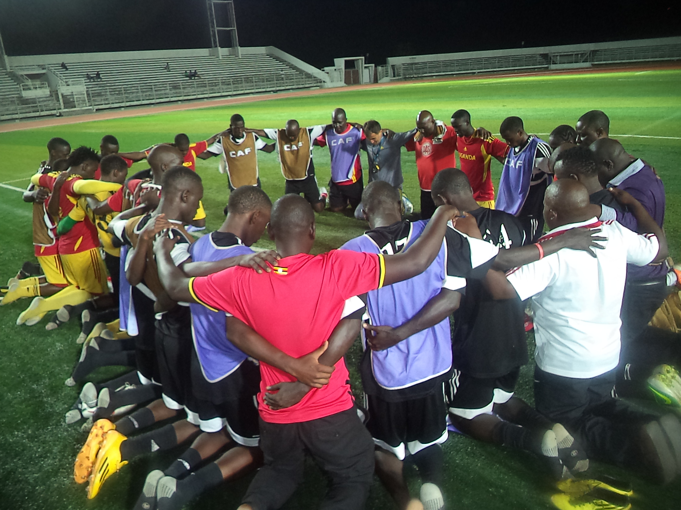 TANZANIA VS UGANDA: Cranes Trains At Amaan Stadium