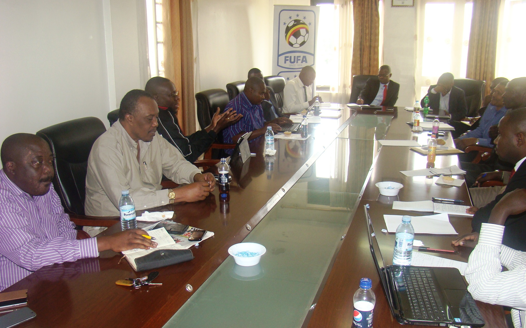 PLANNING: FUFA Meets Azam Uganda Premier League Club Chairmen, Owners