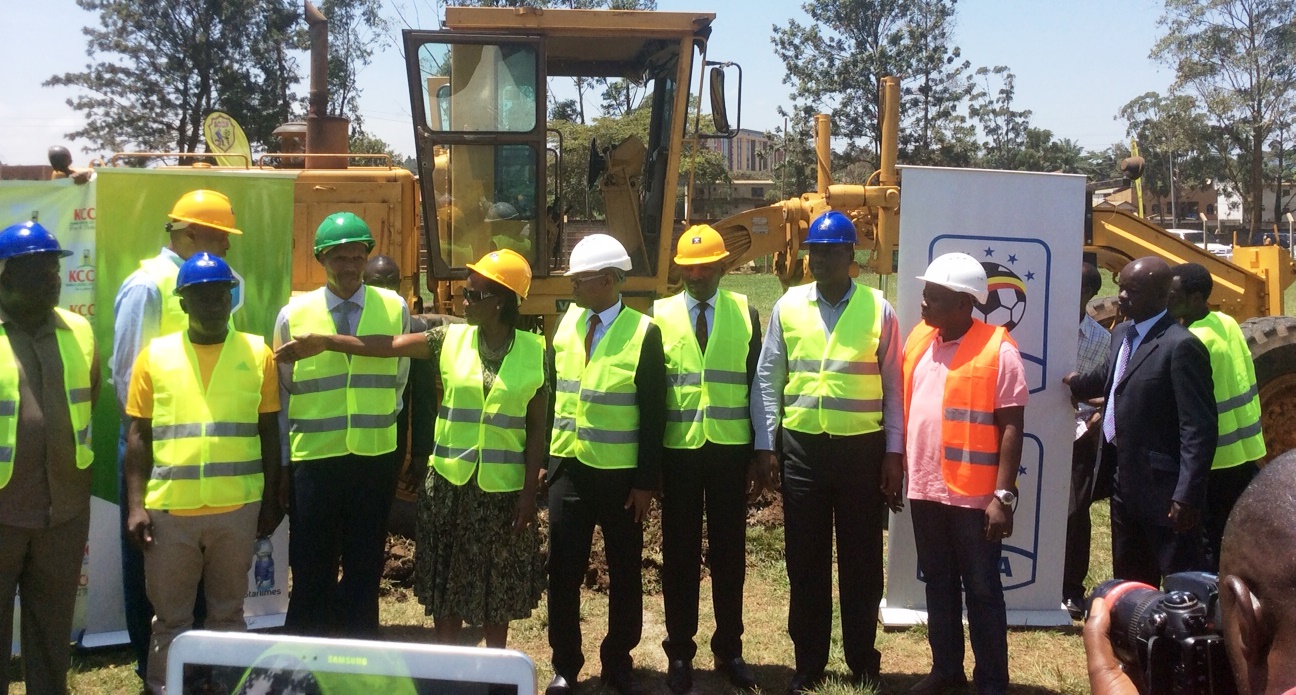 KCCA Artificial Turf Project Kicks off With Ground Breaking Event