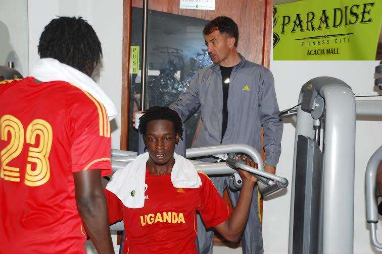 COMOROS Vs UGANDA: The Cranes start preparations with Aerobics drills