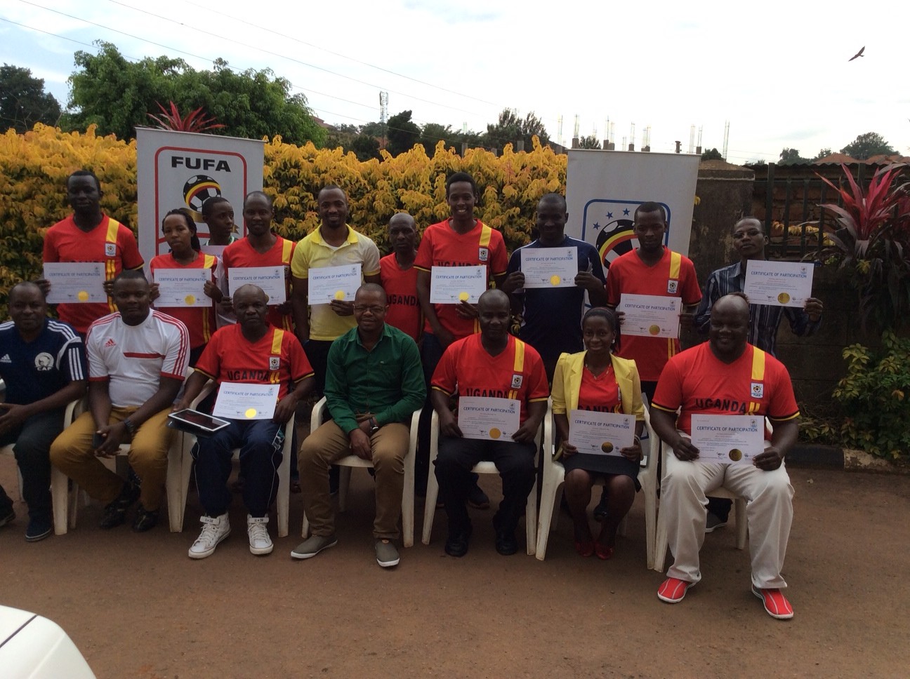 15 Officials Get FUFA Club Management Certification