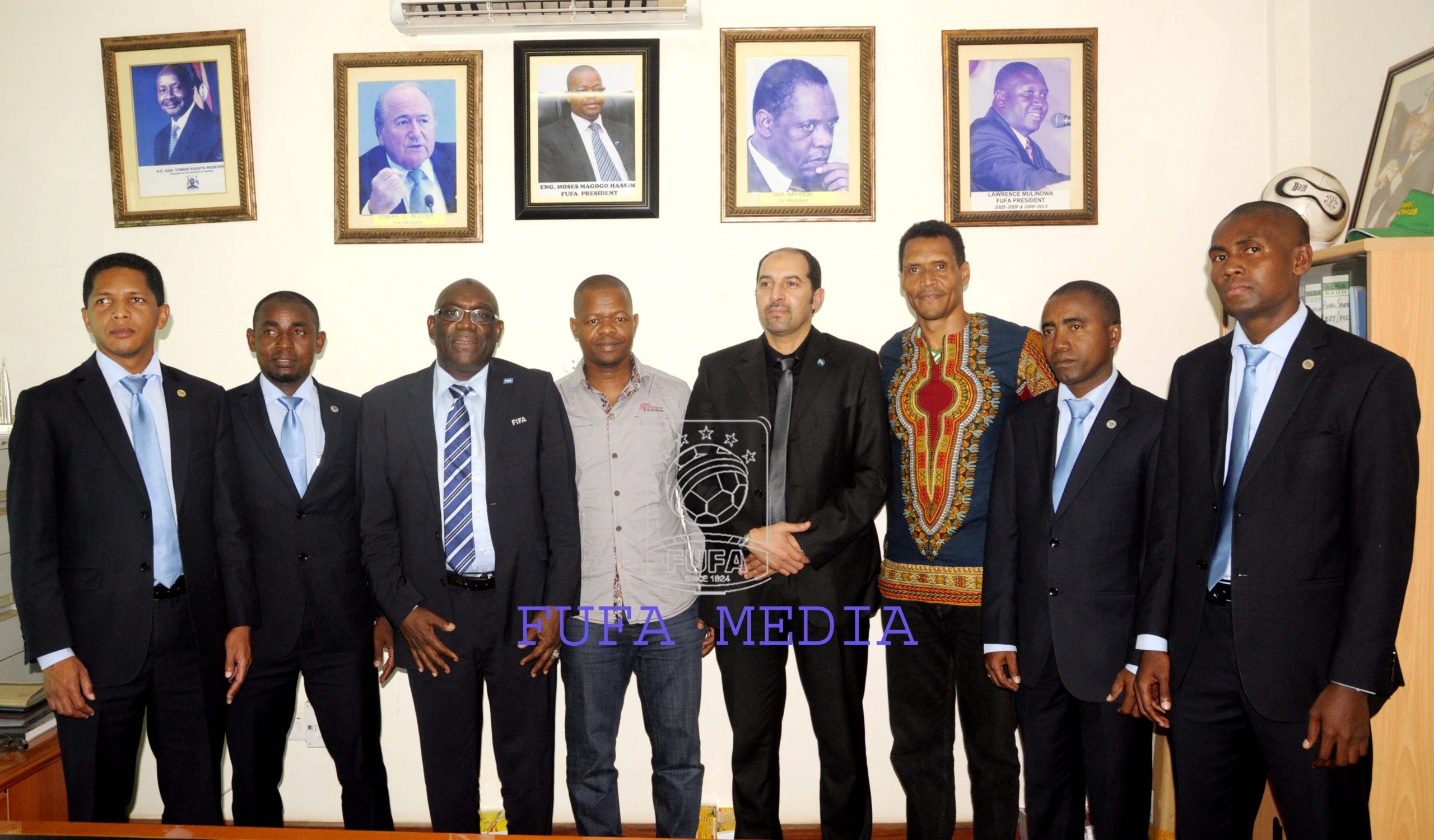 PICTORIAL: UGANDA VS TOGO; Pre-match meeting completed