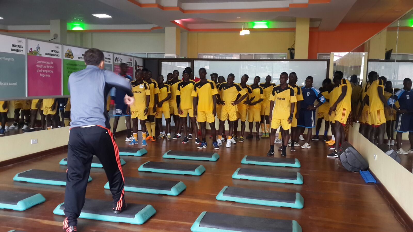 Day 2: Uganda Cranes continue with Preparations in Gym, train at Vienna College