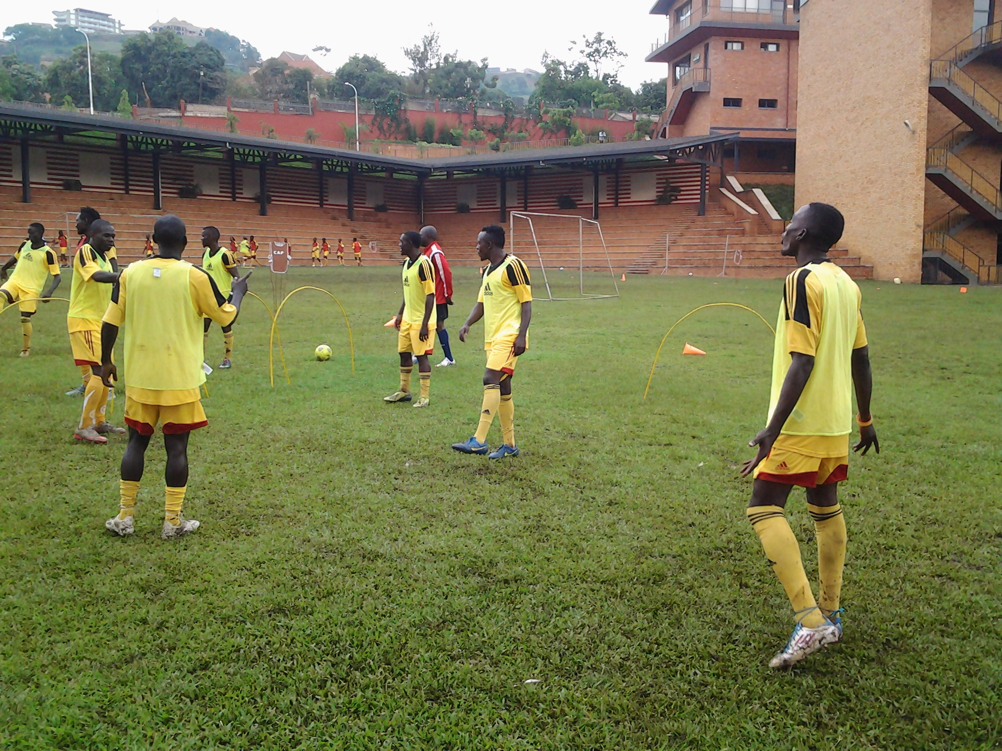 Uganda Cranes enter residential camp, train at New Dheli International Public School