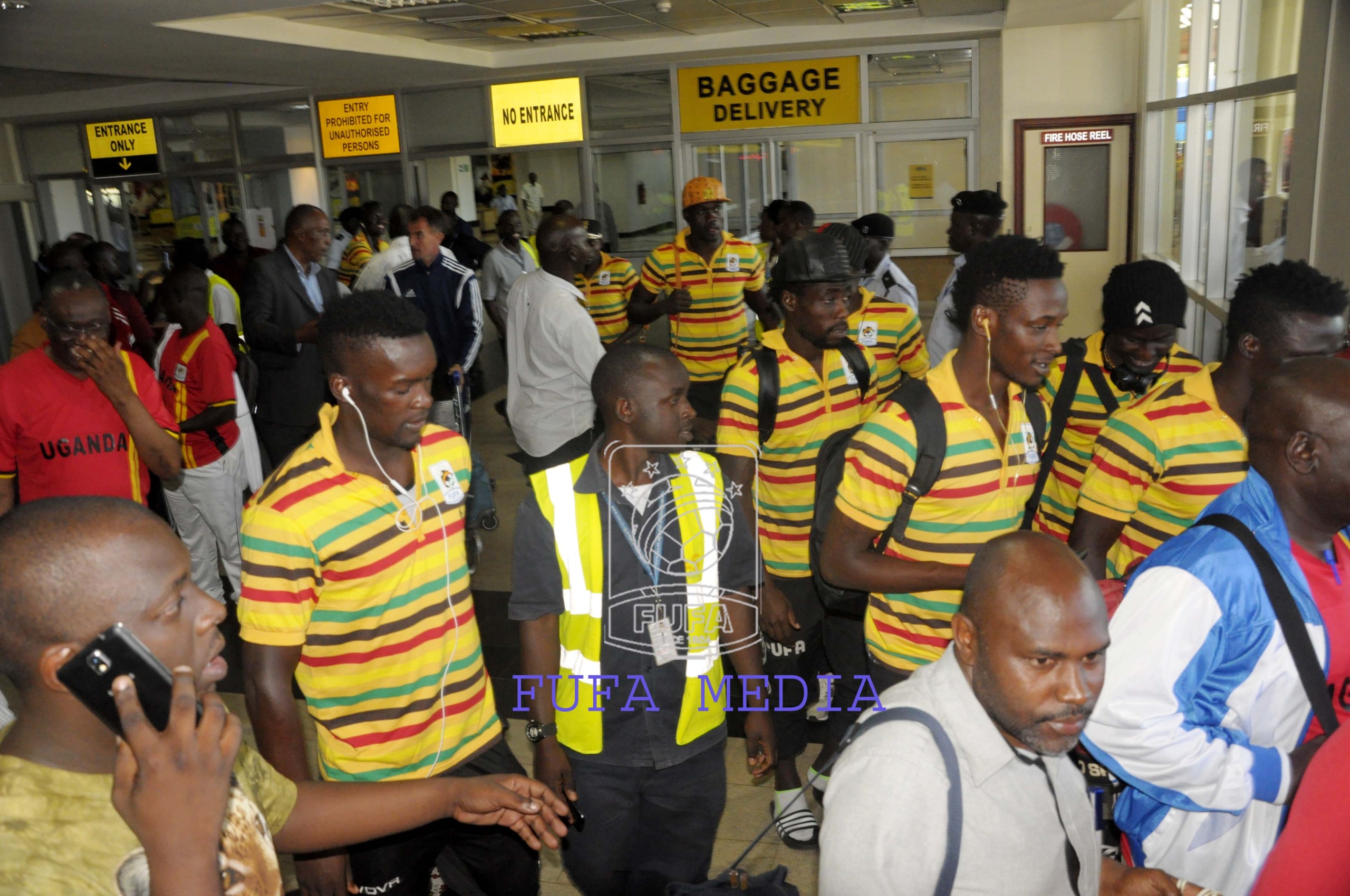 Uganda Cranes return home, fans welcome triumphant team