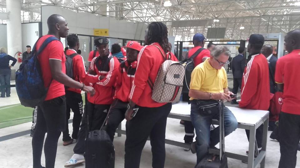 Uganda Cranes land safely in Burkina Faso, ready for the match