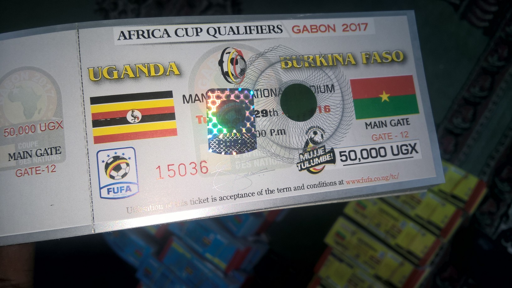 Uganda Vs Burkina Faso: Match day tickets go on market