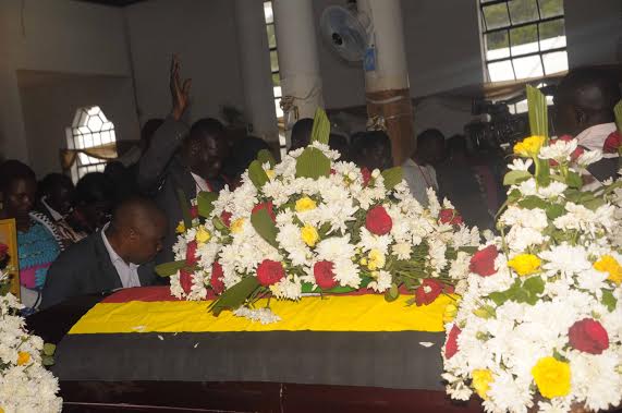 Abel Dhaira’s funeral: Church service held, Public views body at Nakivubo Stadium
