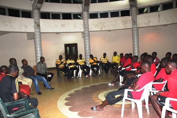 CAF U-20 Qualifiers: FUFA President on a courtesy visit to the Hippos camp