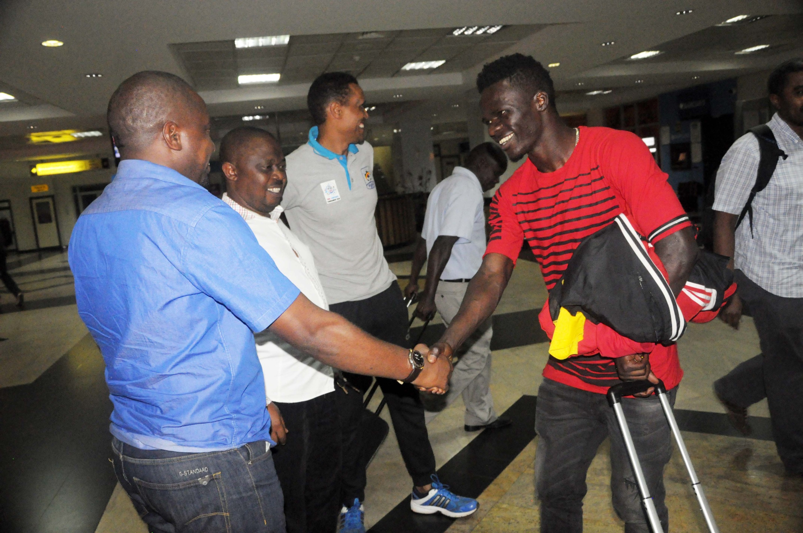 Uganda Cranes back home