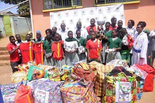 Charity: FUFA hands over donated items from football fraternity to missionaries of the poor