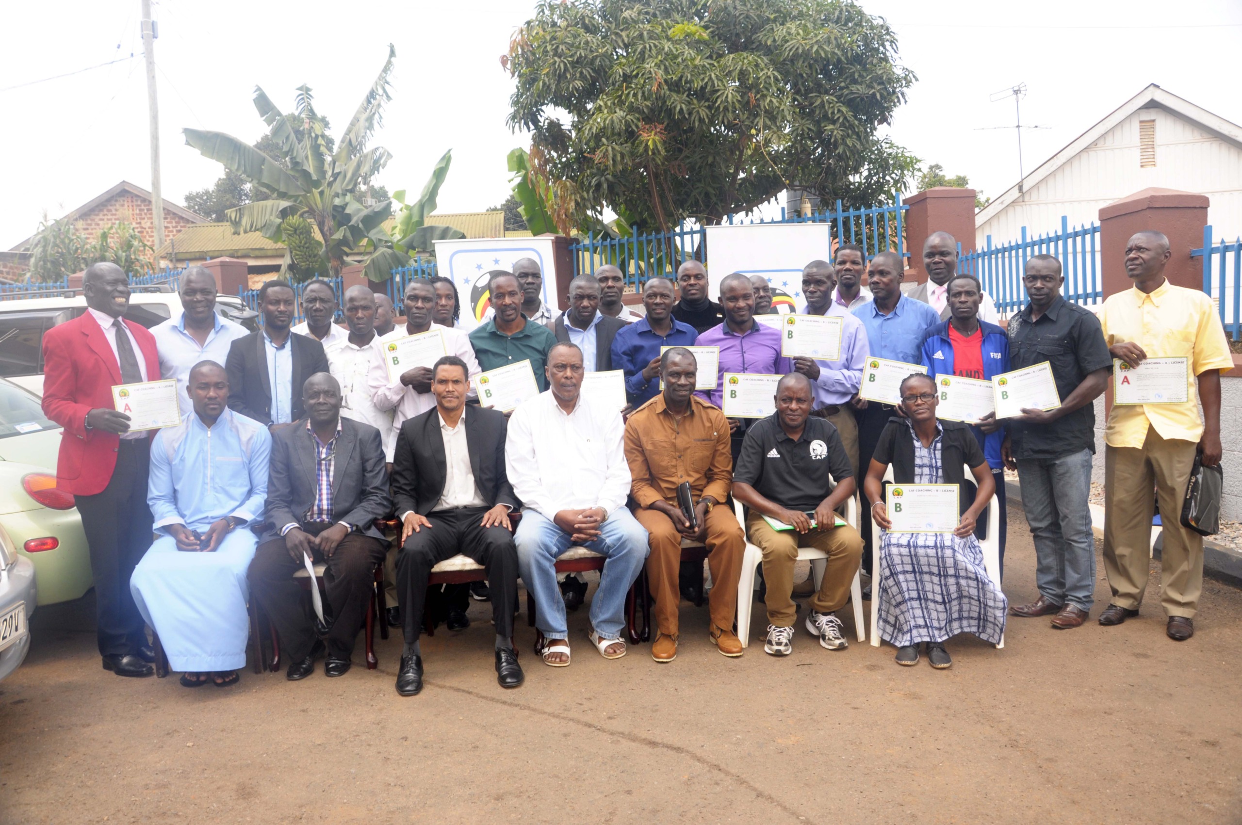 Technical: Coaches receive CAF licenses