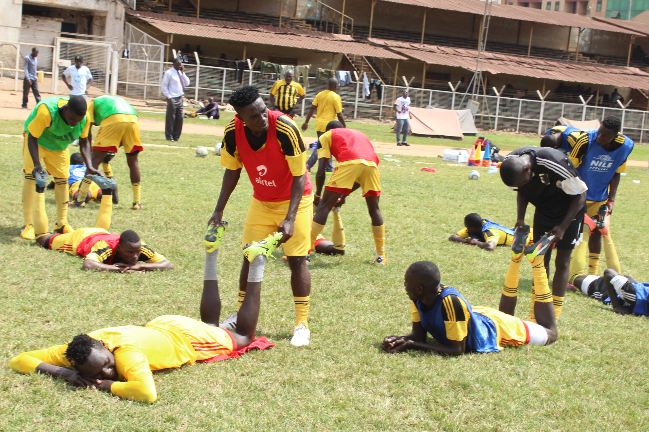 Uganda Cranes Regional Training: Day Three session held at Nakivubo Stadium