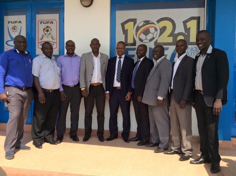 Buganda Region Football Association delegates hold meeting with FUFA President
