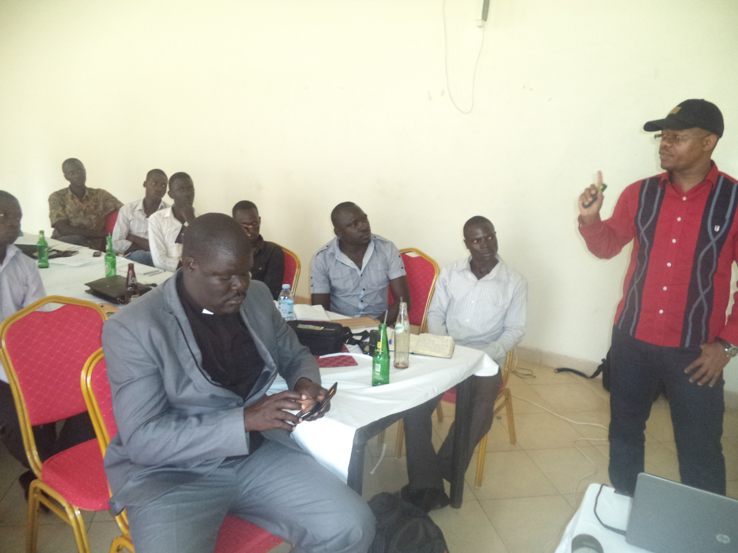 Participants welcome FUFA Club Pro Agenda in Northern Uganda