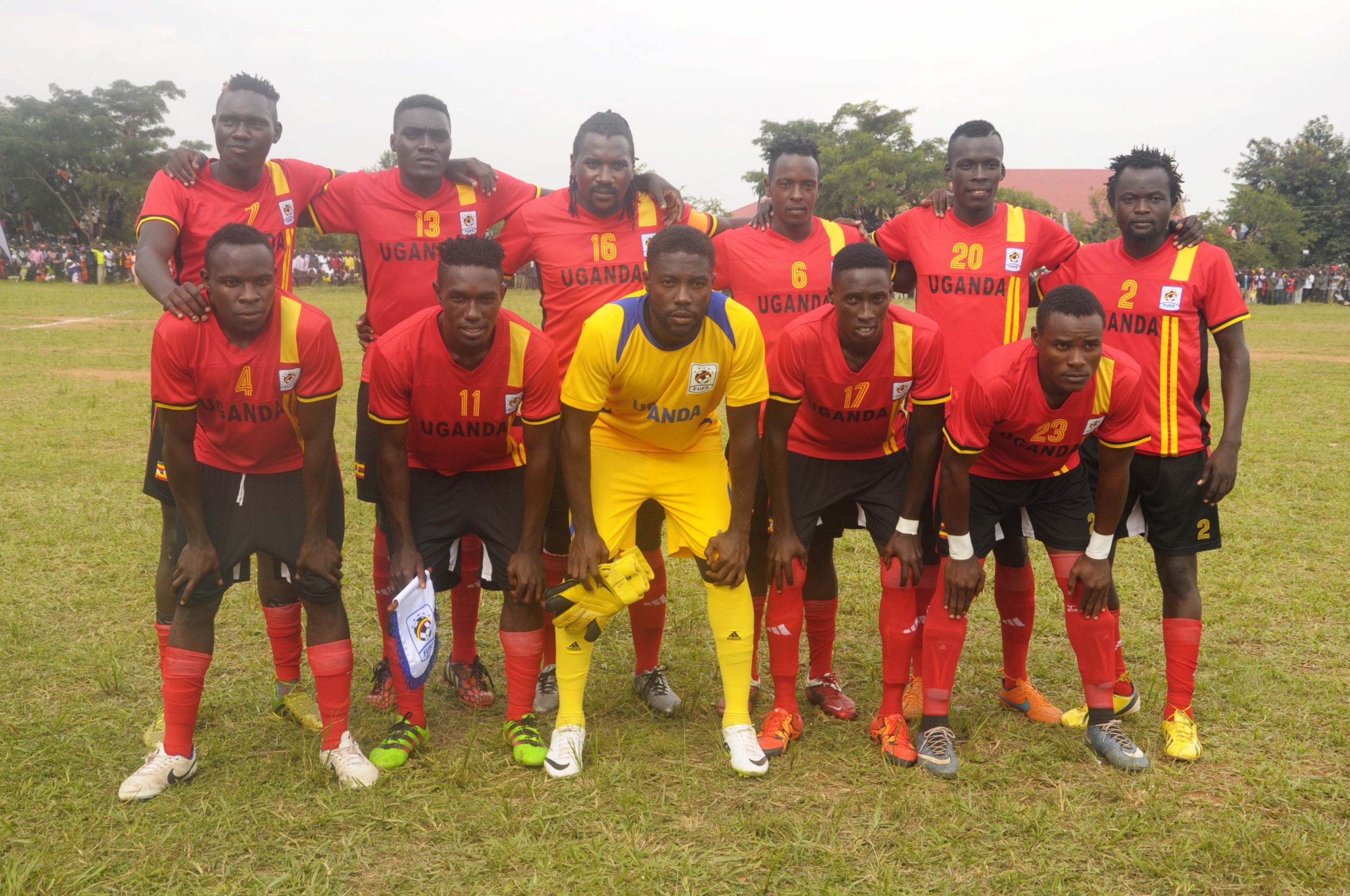 Uganda Cranes XI against Buganda Region