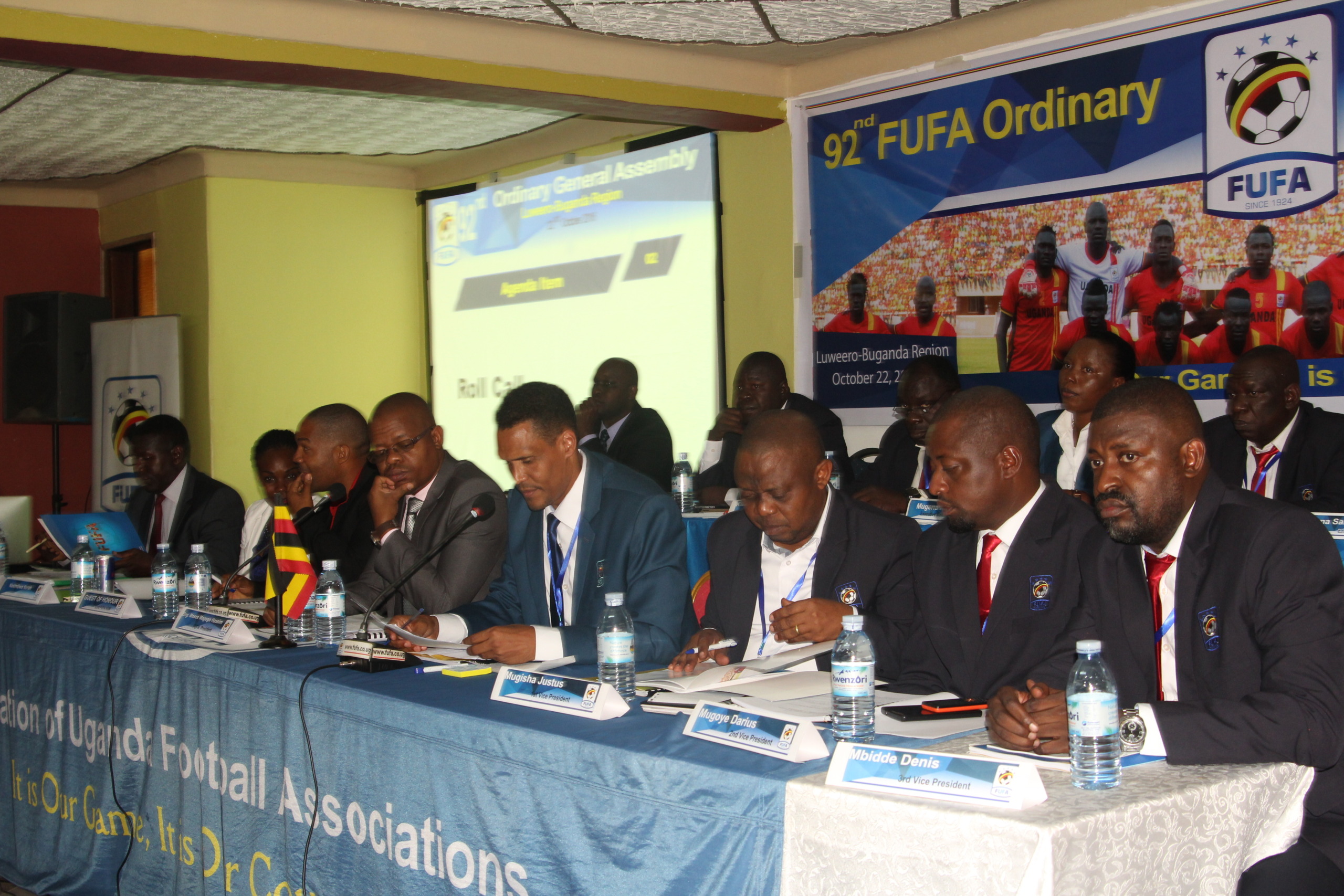 92nd FUFA AGM: Activity report presented by Eng. Moses Magogo