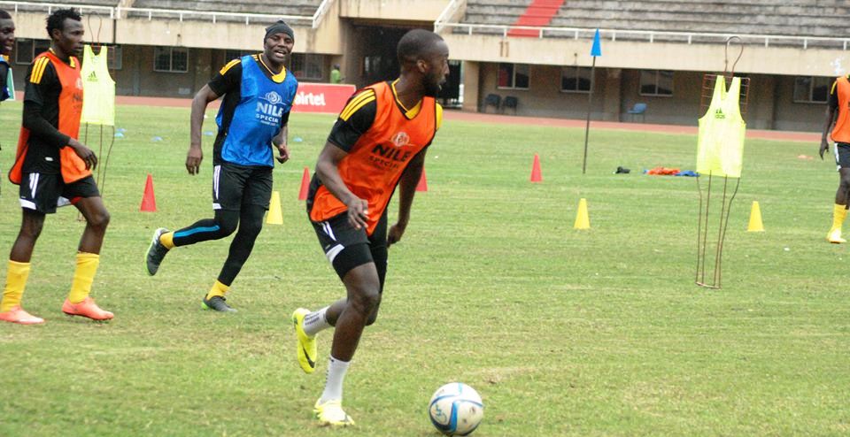 Defender Ronald Mukiibi joins Uganda Cranes for his debut training at Namboole stadium