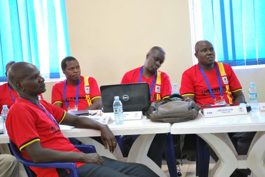 Uganda FIFA referees and Assessors course starts at the FUFA Technical centre in Njeru
