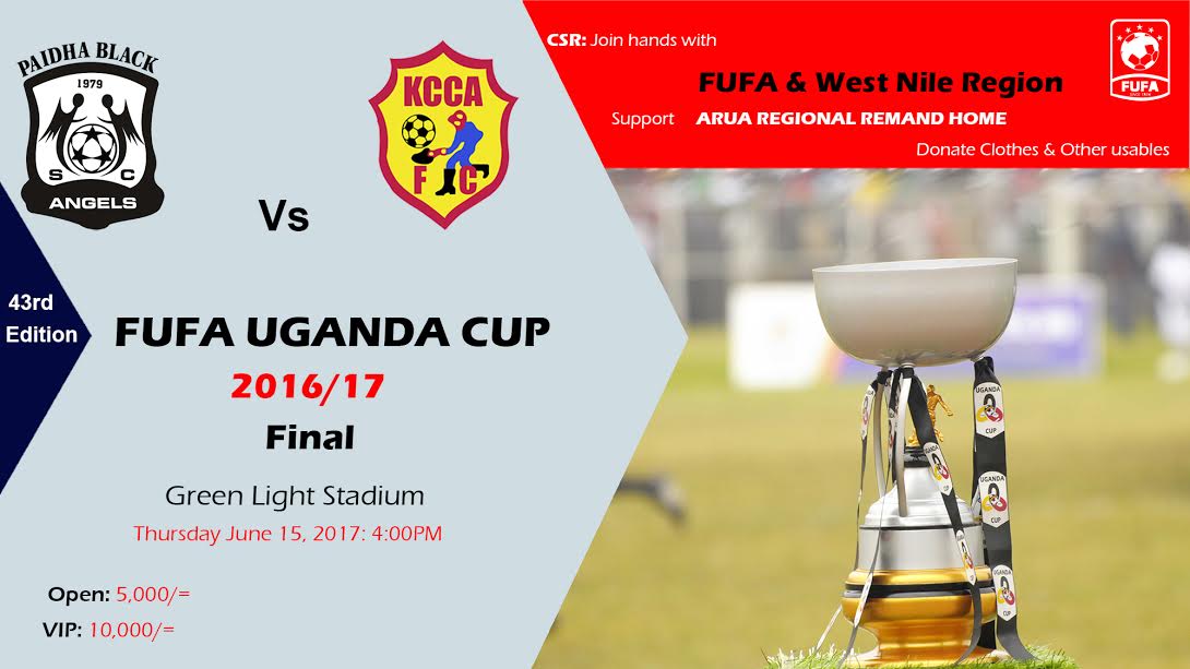 43rd FUFA Uganda Cup: Paidha Black Angels, KCCA final adjusted to new date