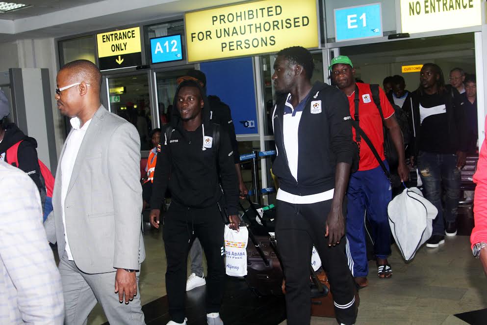 Pictorial: Triumphant Uganda Cranes contingent returns home safely