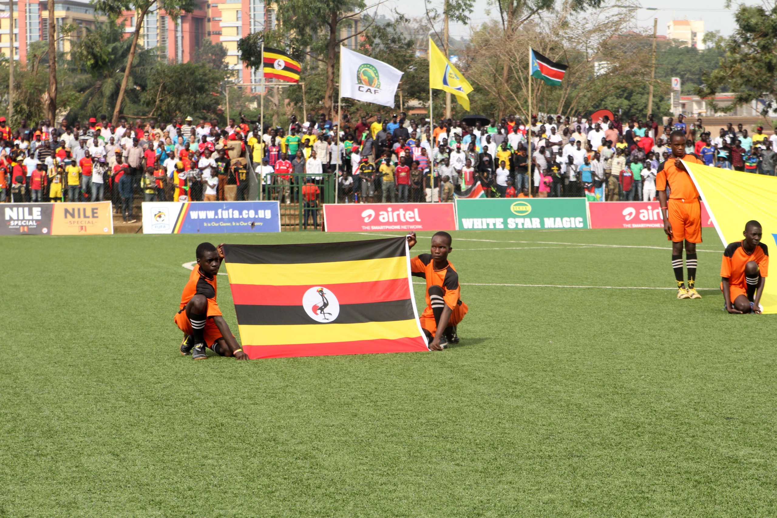 Pictorial: Uganda Cranes humble South Sudan in TOTAL CHAN 2018 qualifiers