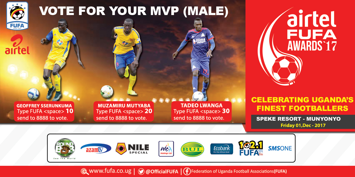 Airtel FUFA Awards 2017: The Male MVP profiles