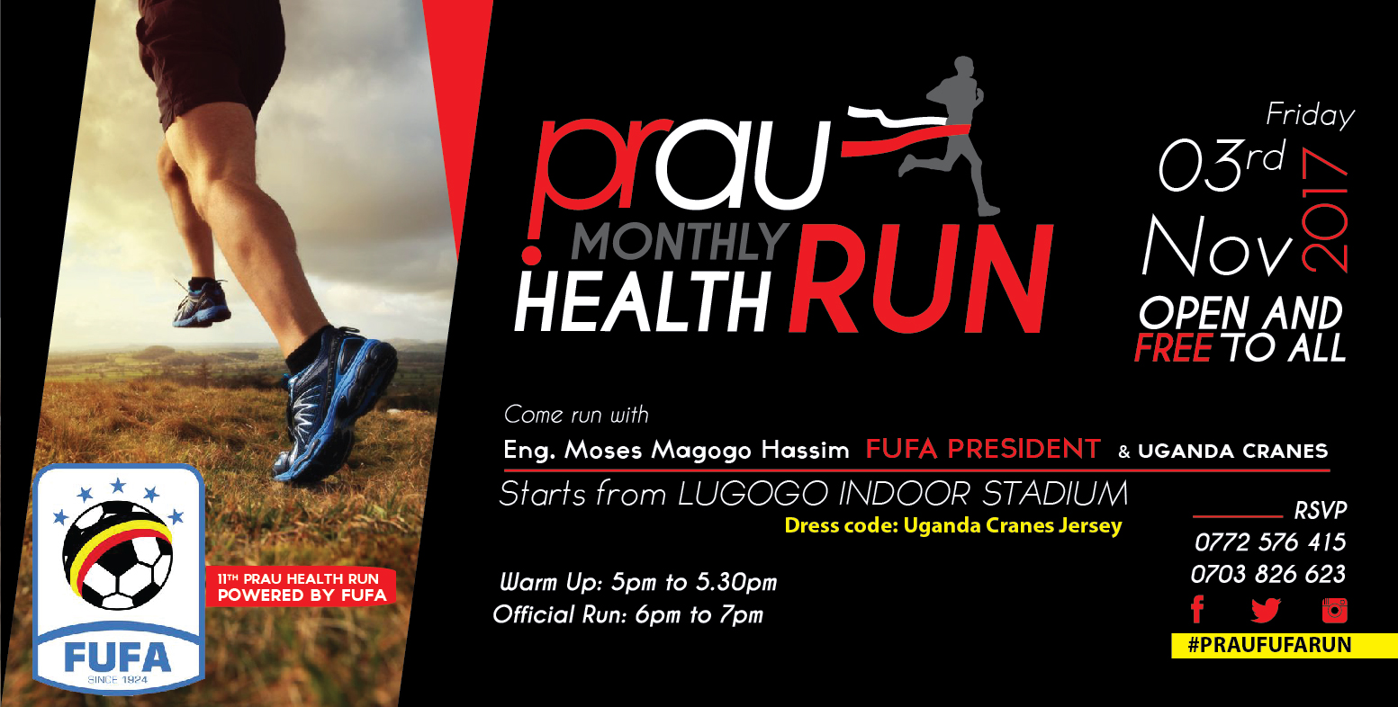 FUFA to take part in the PRAU Run set for Friday
