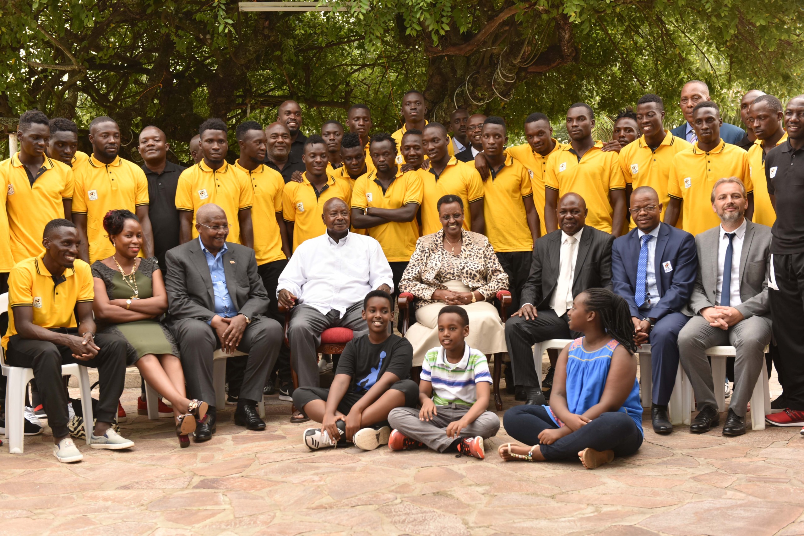 FUFA President on the visit of Uganda Cranes to Rwakitura