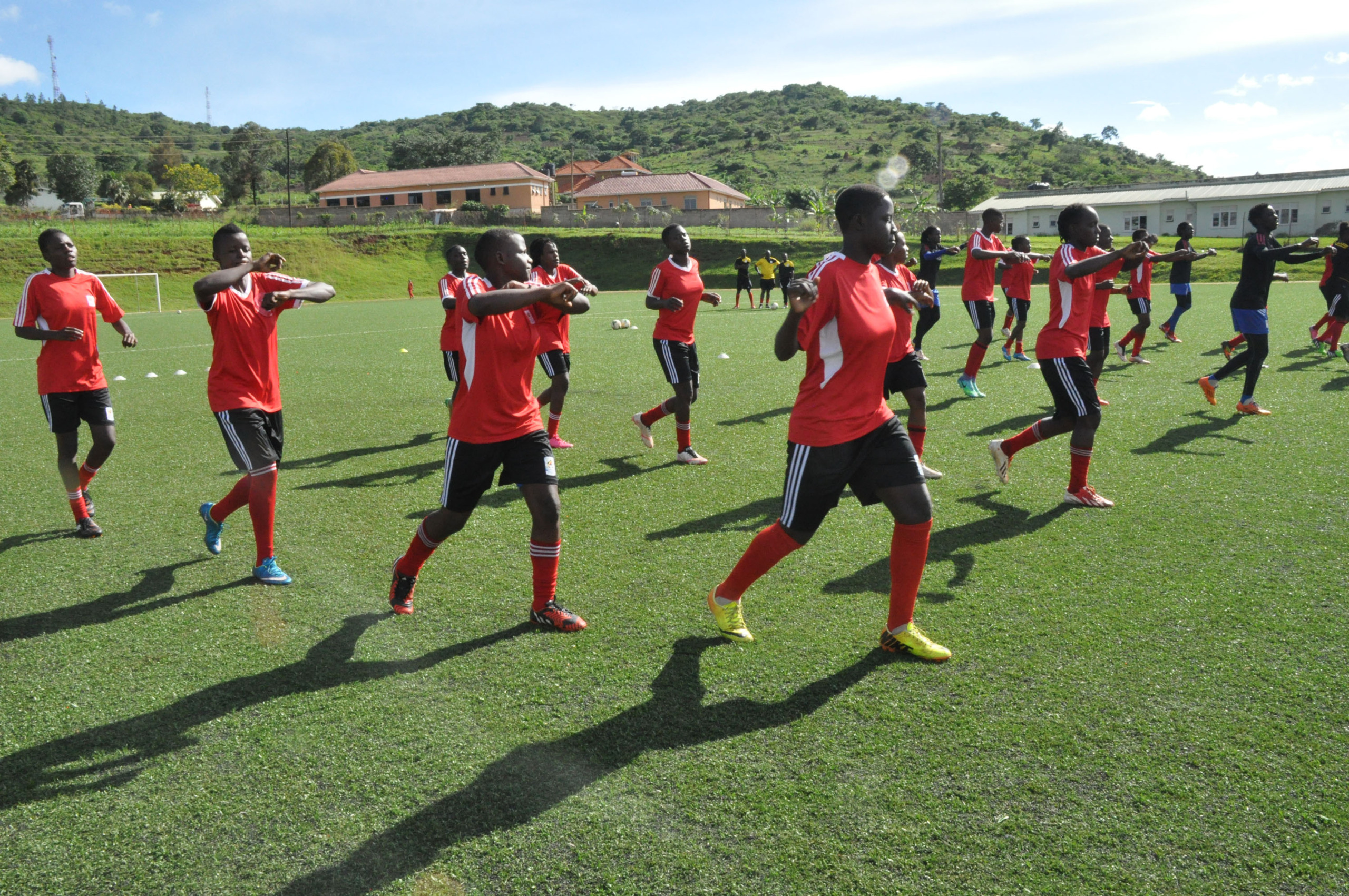 Crested Cranes, Kenya conduct final training sessions ahead of regional derby in Continental qualifier at Lugogo