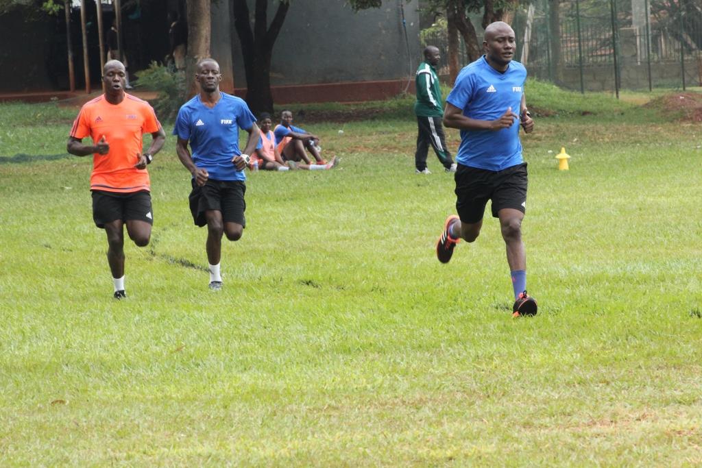 Referees undergo fitness tests in Jinja SS
