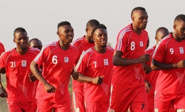 Uganda Cranes players attend training ahead of Eastern Regional Tour