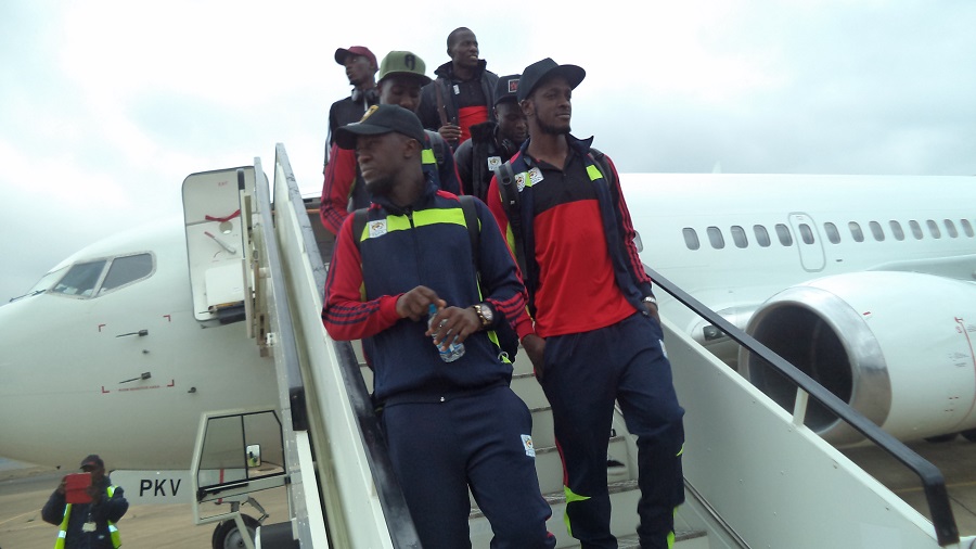 Uganda Cranes contingent arrives safely in Maseru