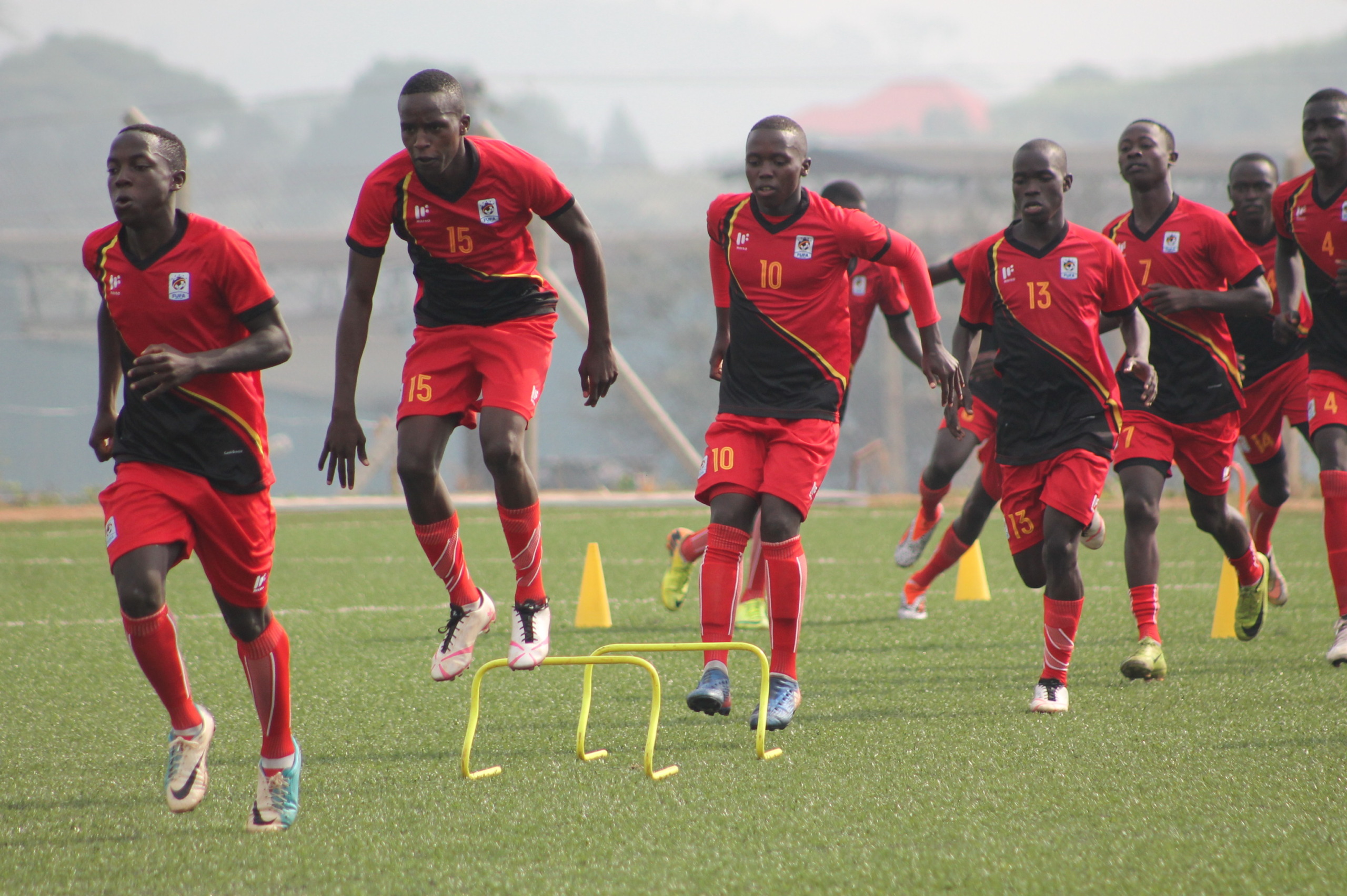 Day 2: Uganda U17 in Residential camp in Njeru
