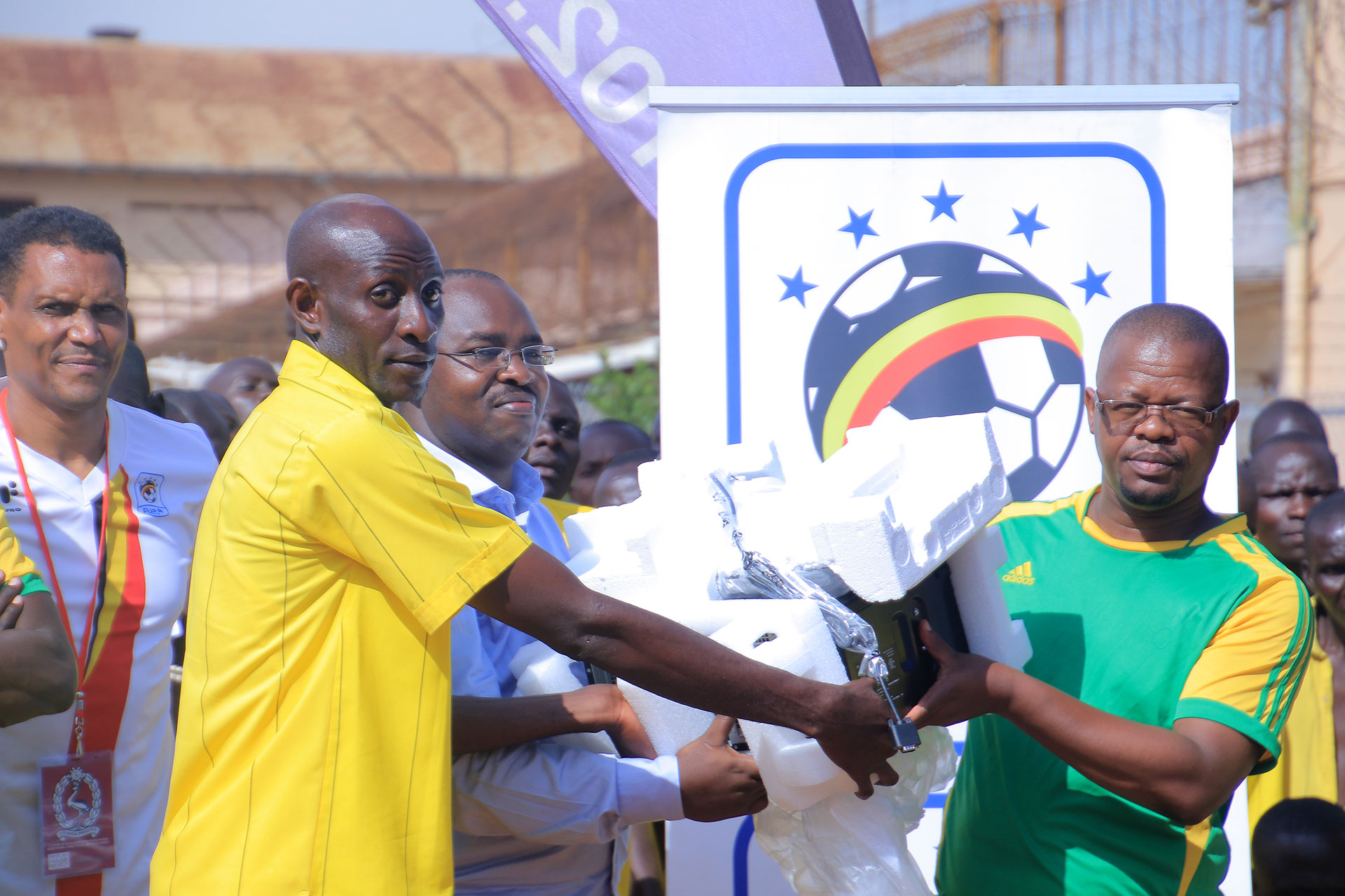 CSR: Express FC wins FUFA Cup of Hope in Luzira Upper Prison, Inmates receive football items