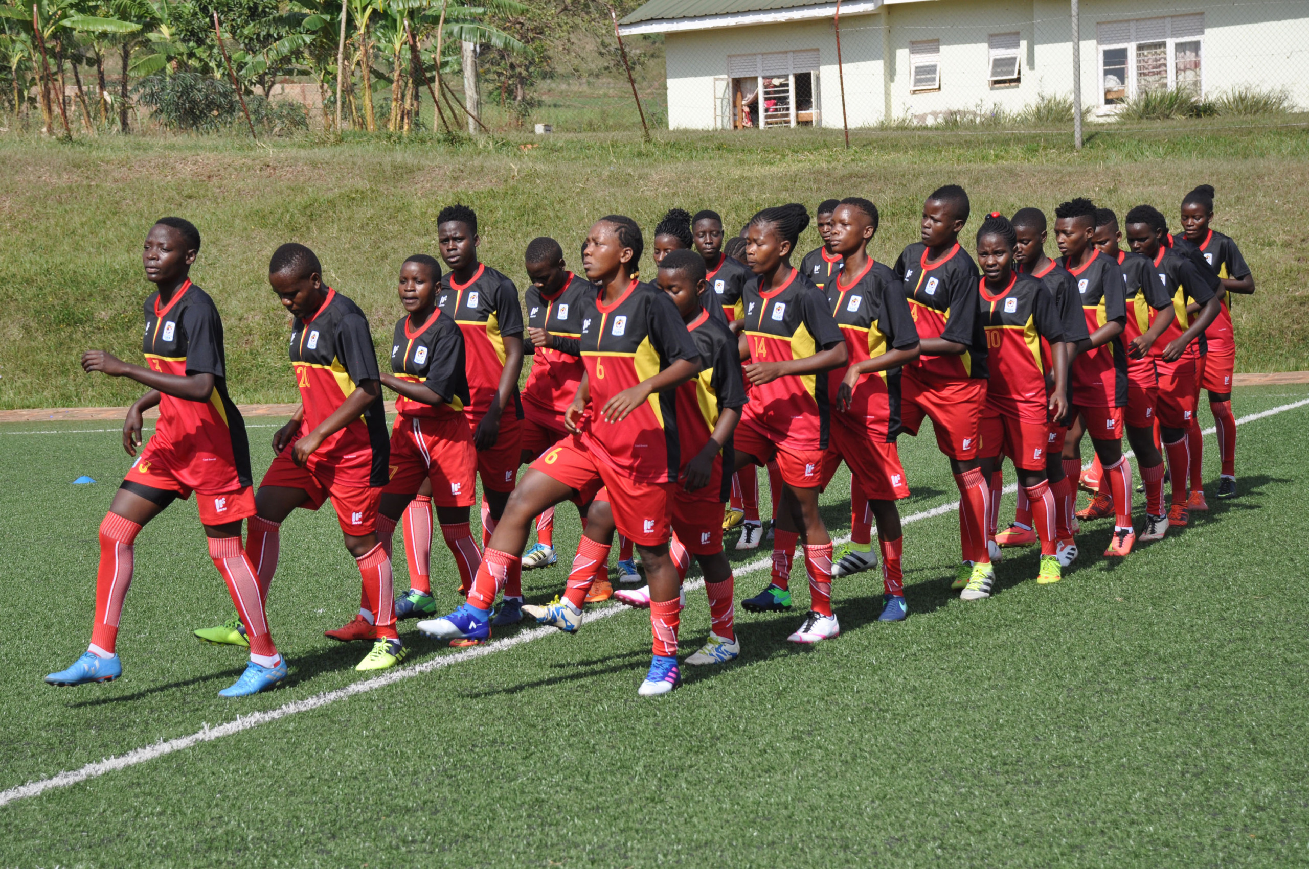 Crested Cranes hold training session ahead of Olympic Games Qualifier with Ethiopia