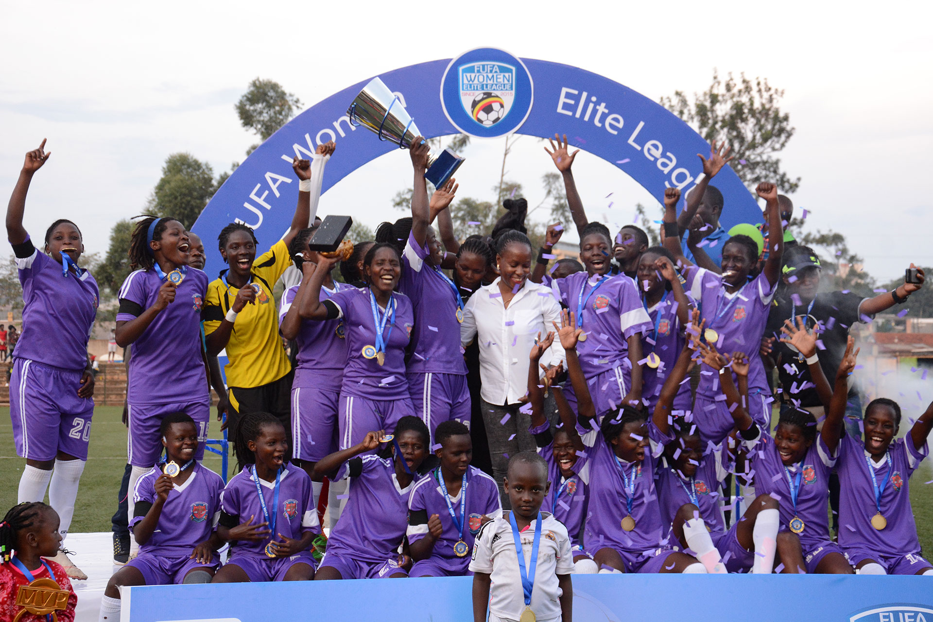 UCU Lady Cardinals crowned 2018/2019 FUFA Women Elite League Champions