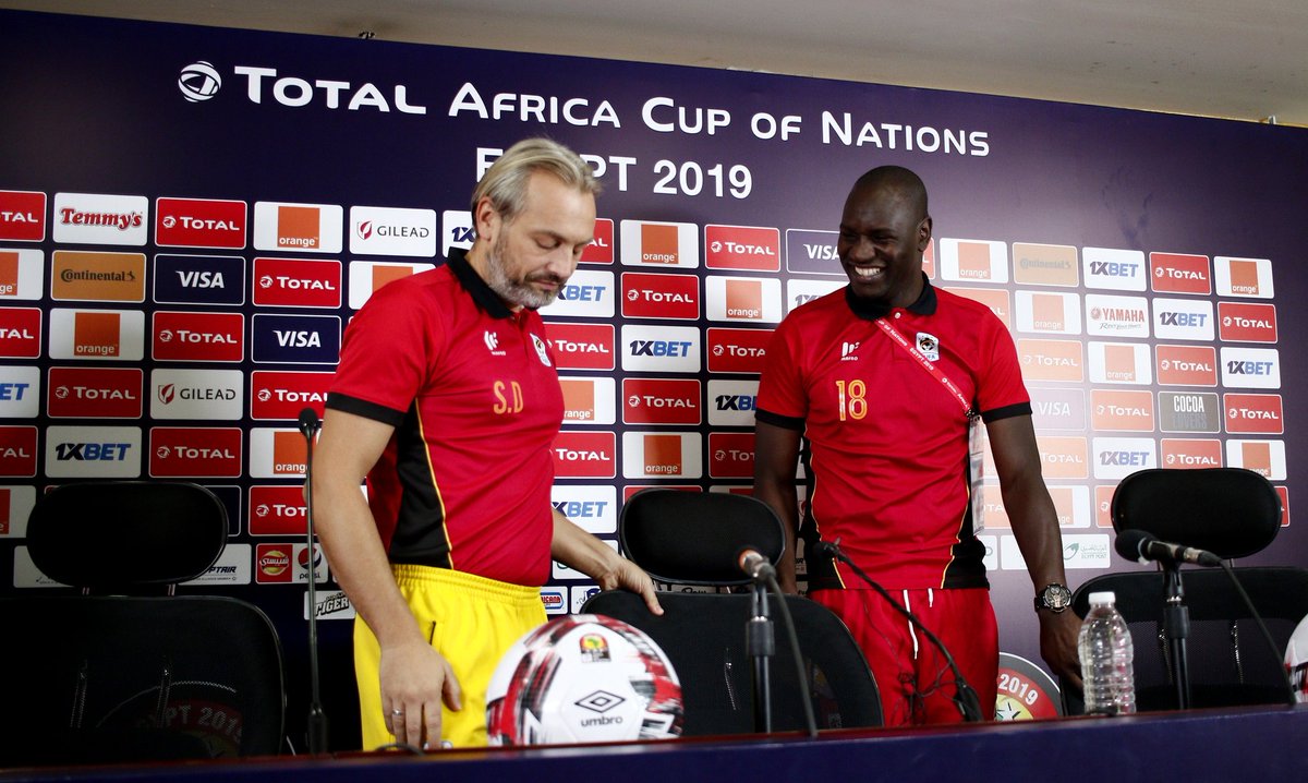TOTAL Afcon 2019 Finals: Uganda Cranes head coach Desabre, captain Onyango express solidarity prior to Senegal game