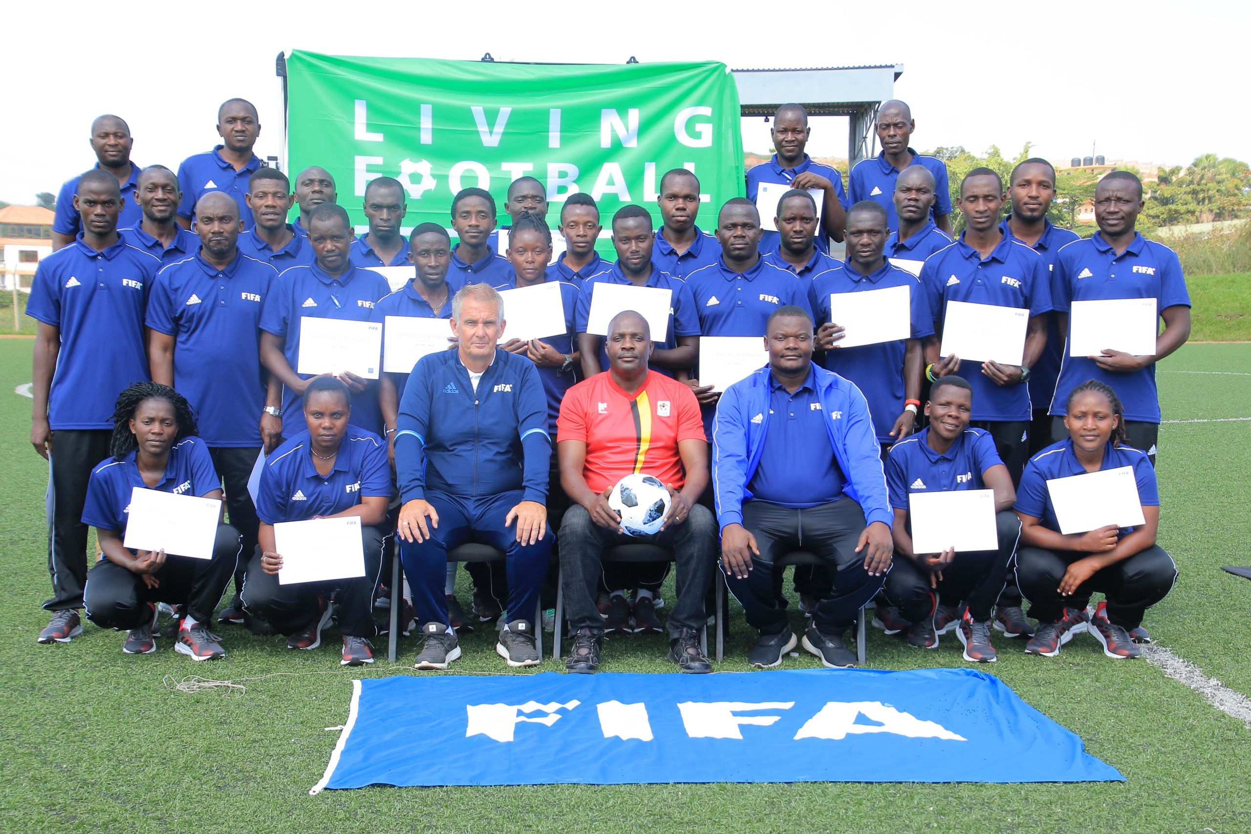 Ugandans benefit from FIFA Youth Coaching course in Njeru